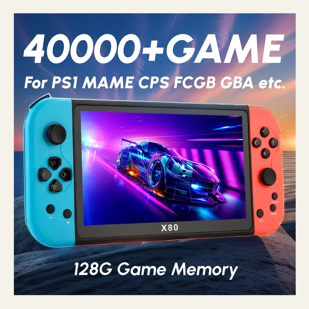 Gaming Console G90 - Experience Retro Gaming X80 Handheld Console