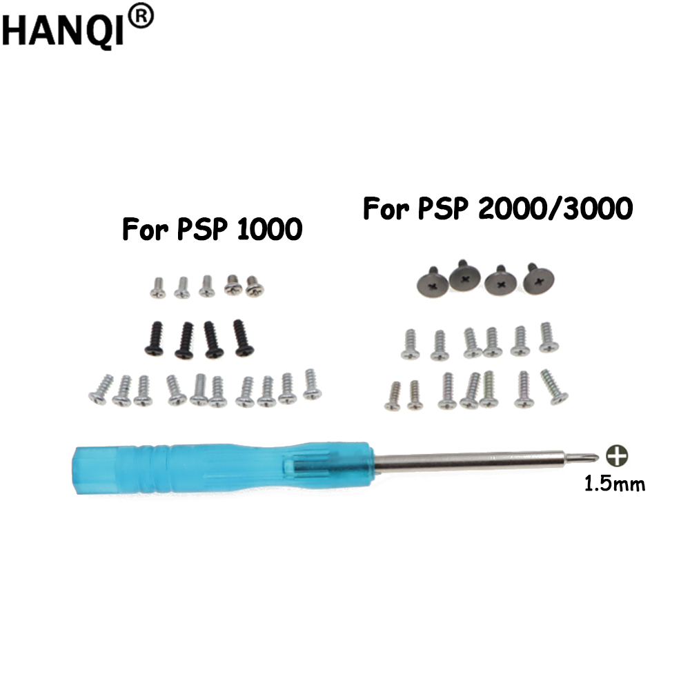 Gaming Console Psp - 1/2/5Set Full Set Replacement Screw Kit