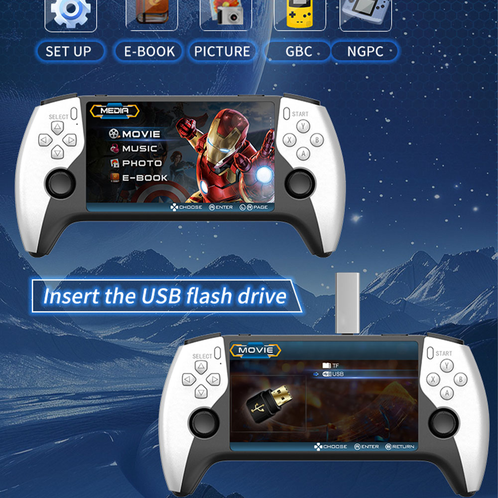 2026 New SF3500 5 Inch Handhel - Gaming Console G90 review and price