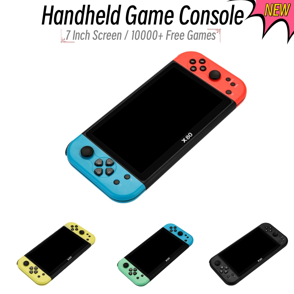 10000 Free Games X80 Portable  - Gaming Console G90 review and price