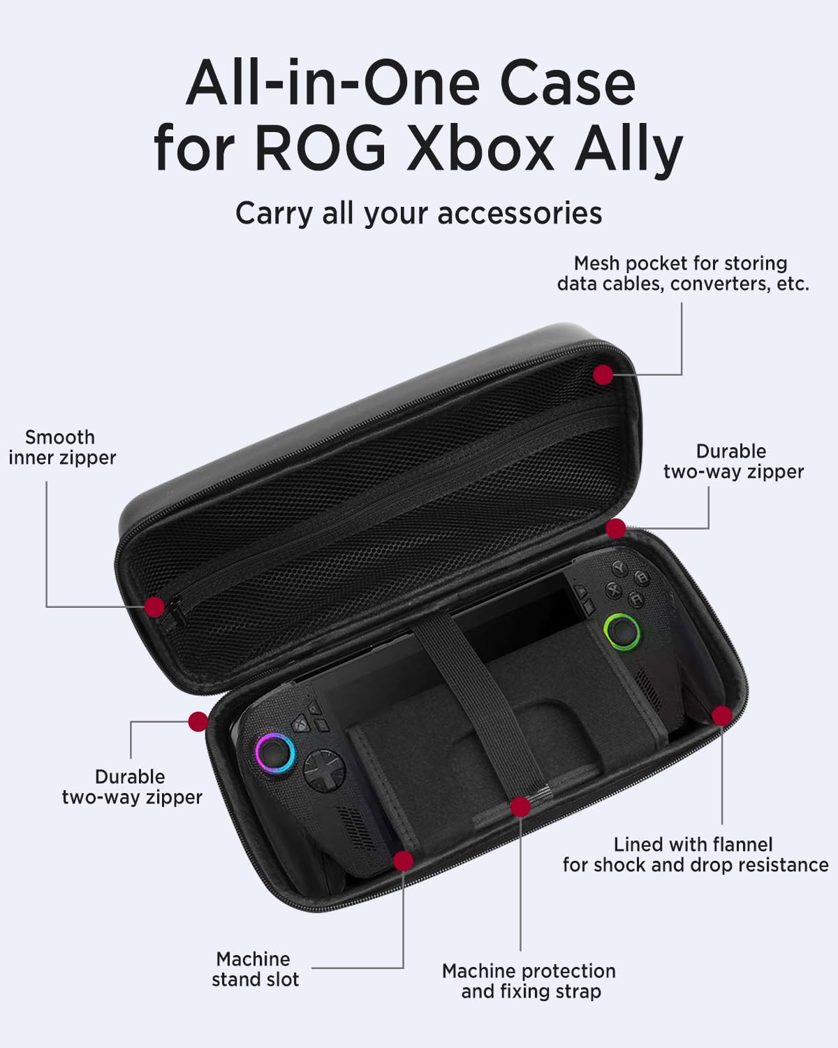 Travel Carrying Case for ROG X - Gaming Console Rog Ally review and price