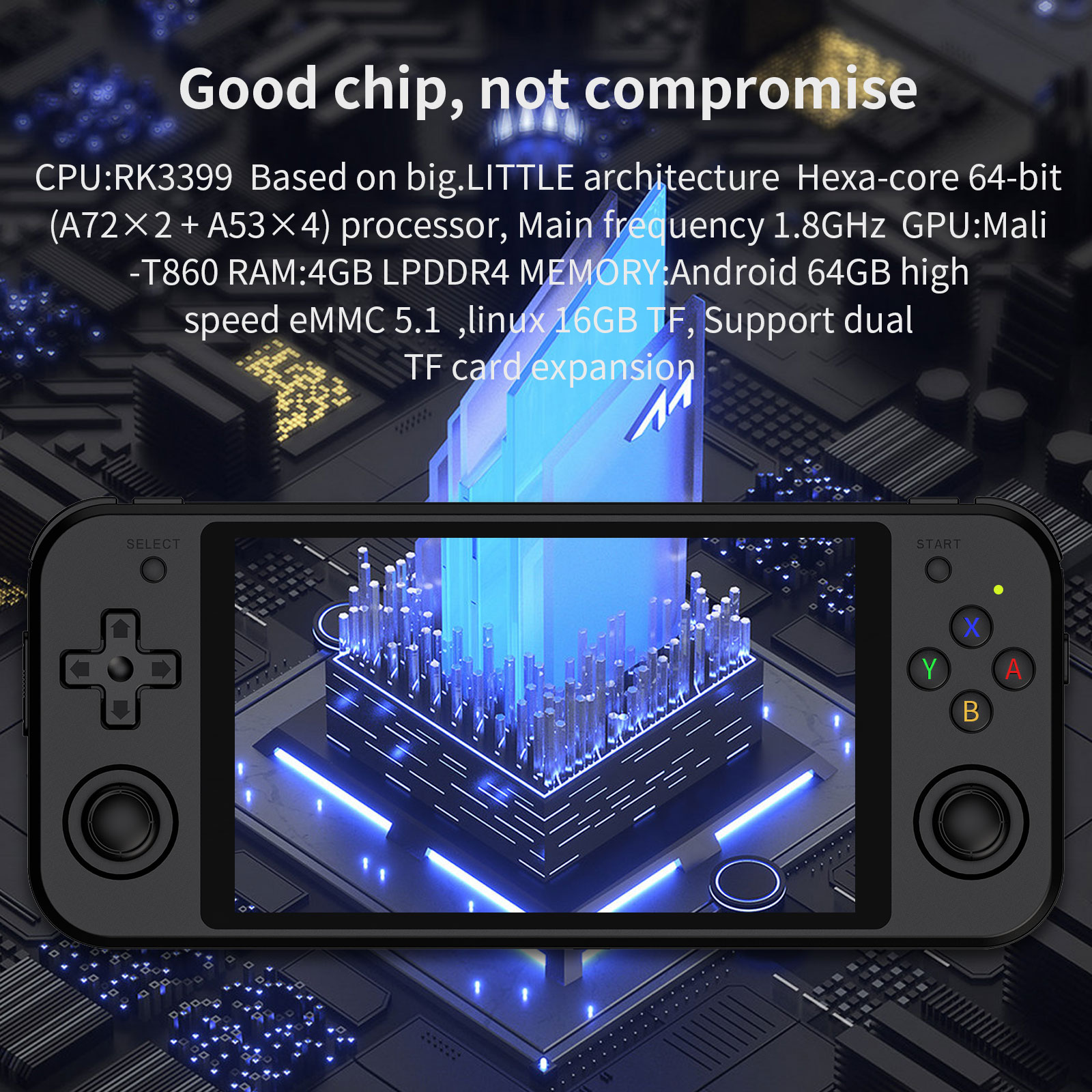 Anbernic RG552 Handheld Game C - Gaming Console G90 review and price
