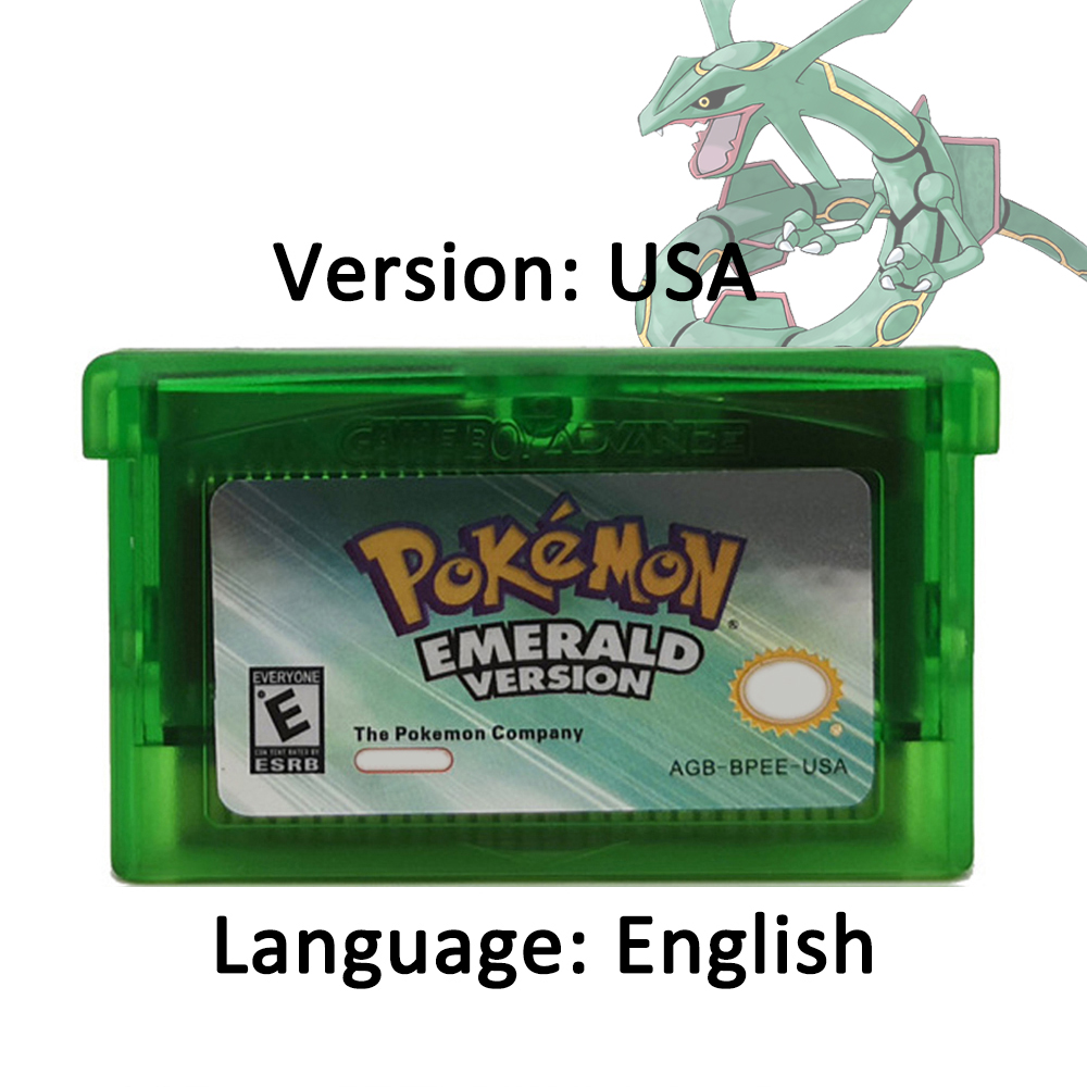 Pokemon Game Card GBA Series 3 - Gaming Console Video review and price