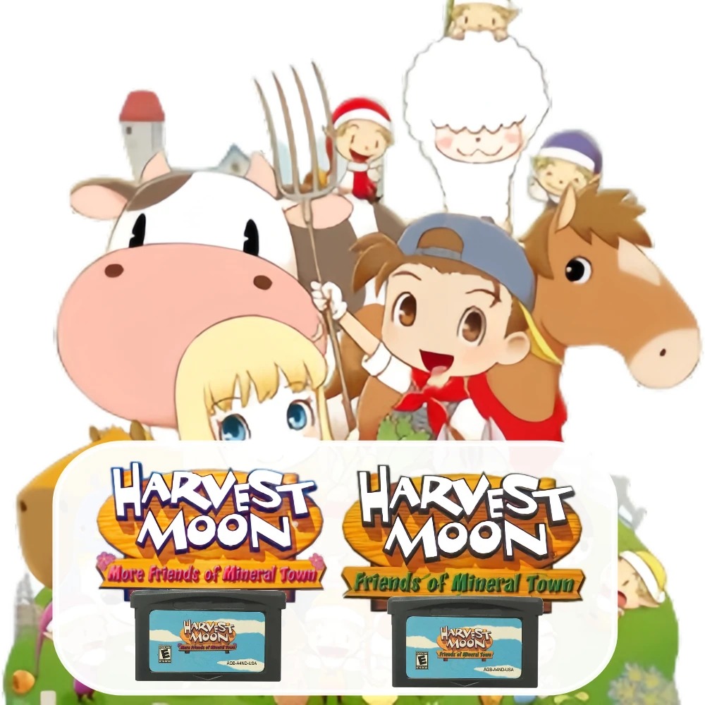 GBA Game Cartridge Harvest Moo - Gaming Console Video review and price