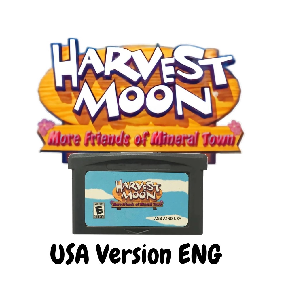 GBA Game Cartridge Harvest Moo - Gaming Console Video review and price