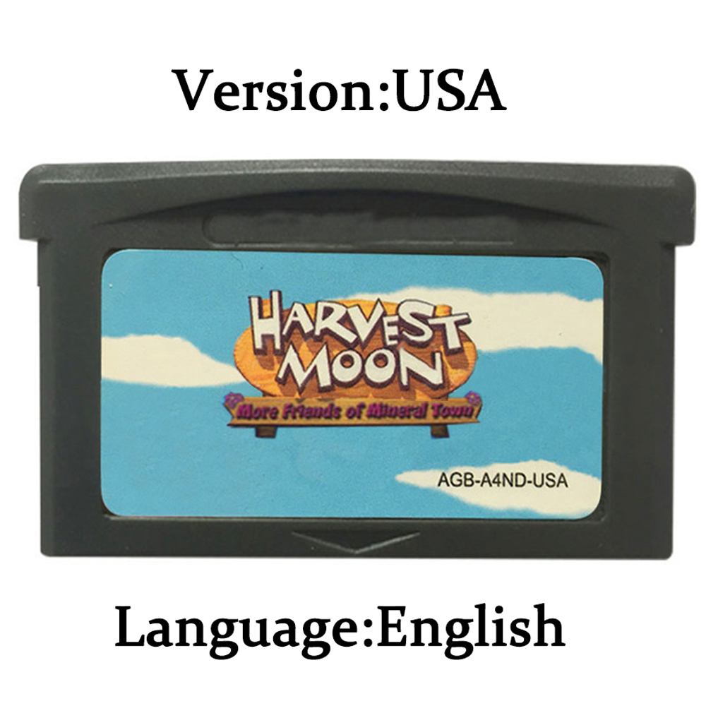 Harvest Moon GBA Game Cartridg - Gaming Console Video review and price