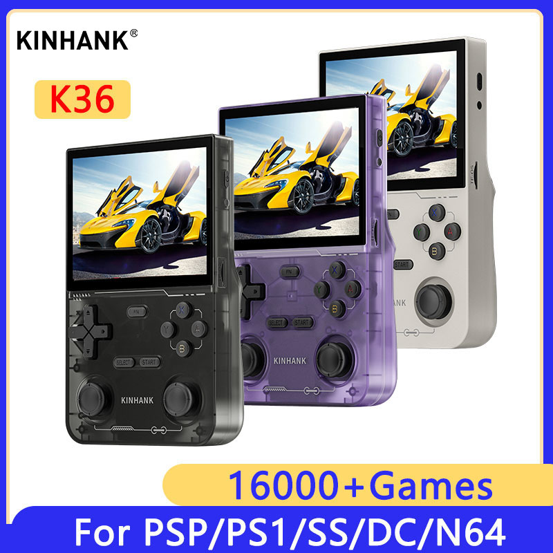 KINHANK K36 Retro Handheld Vid - Gaming Console R36 Ultra review and price
