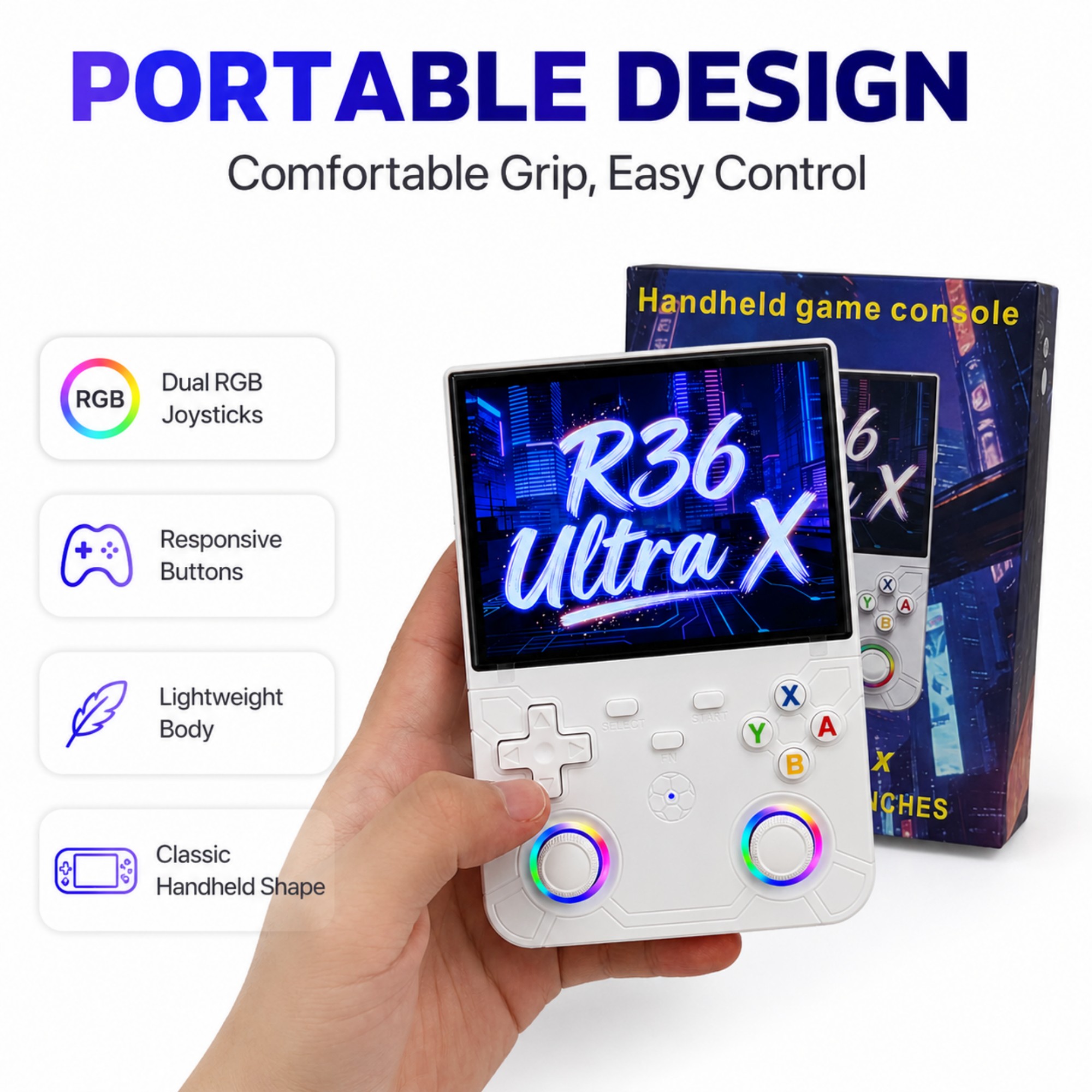 Retro Handheld Game Console R3 - Gaming Console R36 Ultra review and price